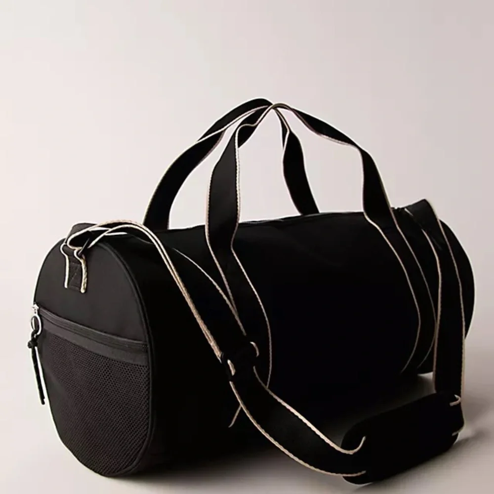 Free People Movement Black Duffel Bag